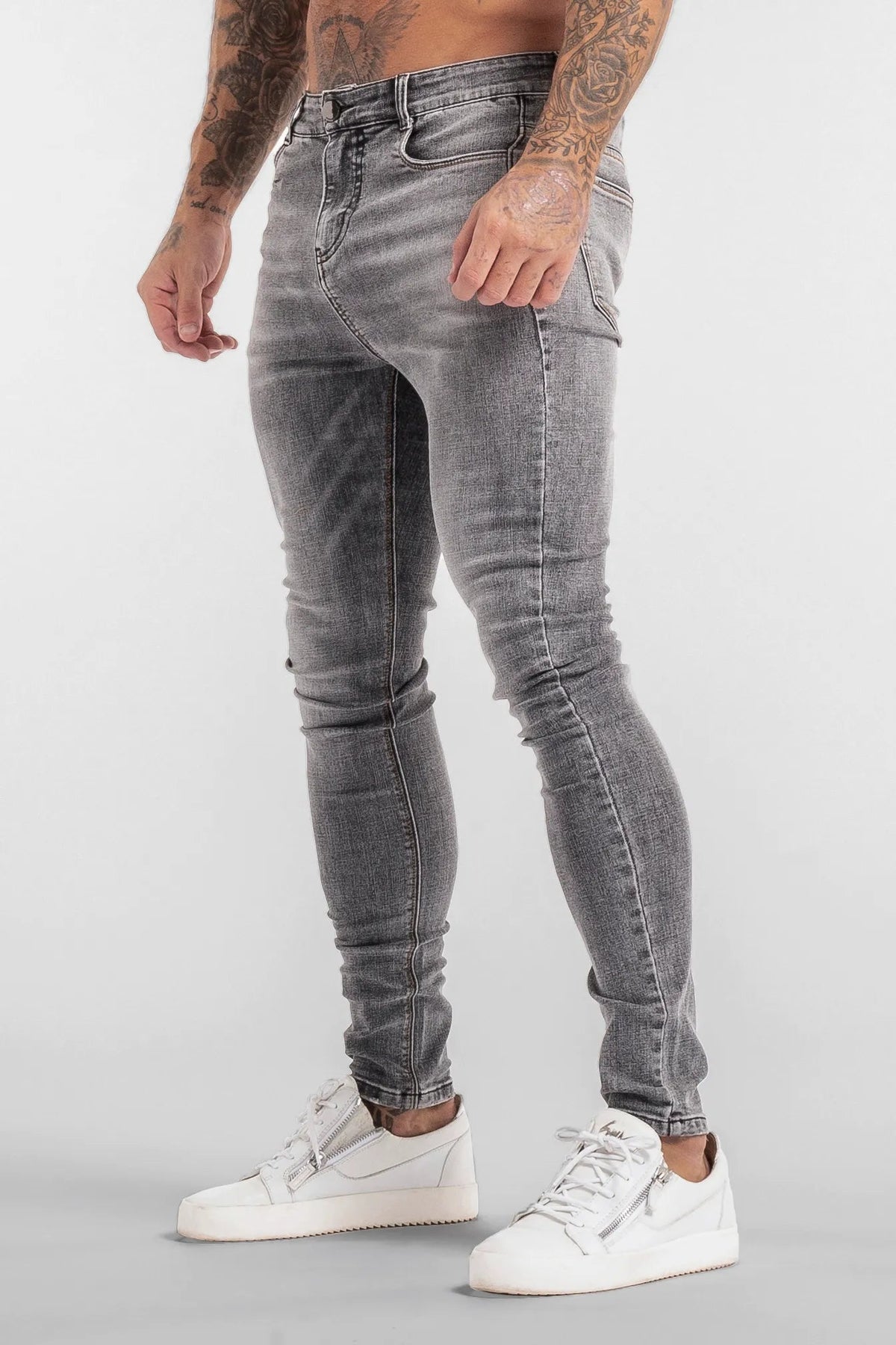 CALÇA JEANS LORENZO - CINZA