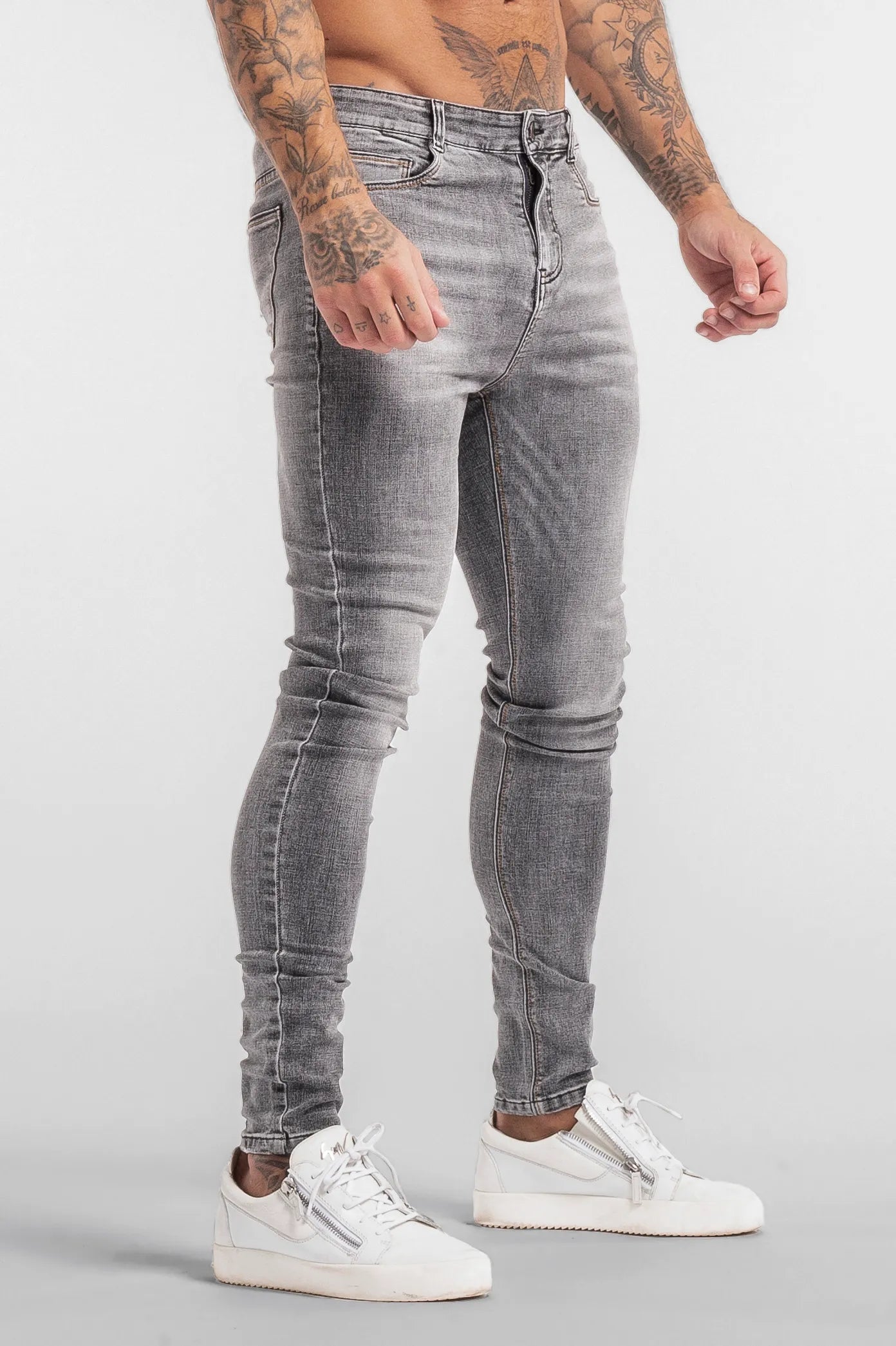 CALÇA JEANS LORENZO - CINZA