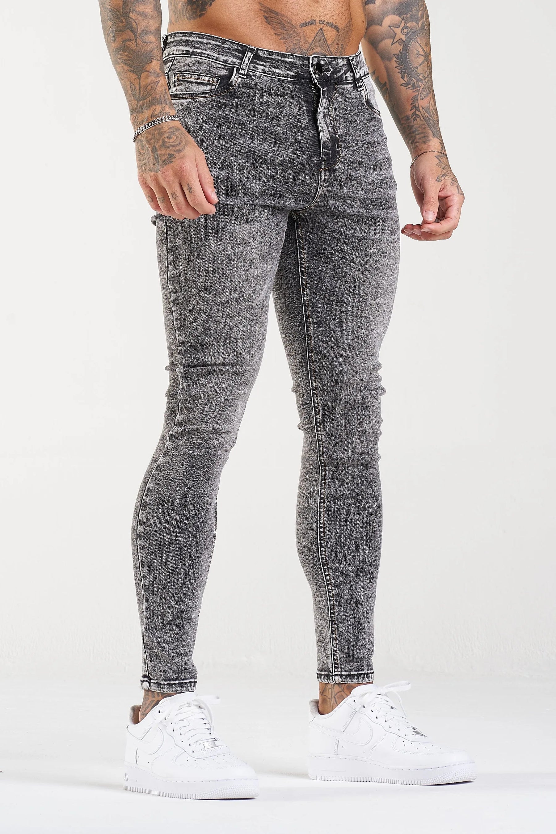 CALÇA JEANS LORENZO - CINZA