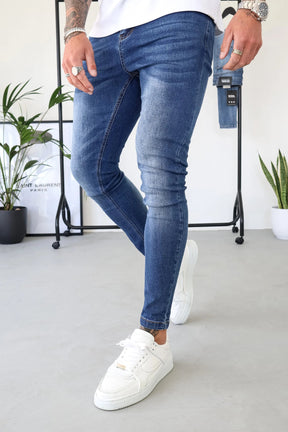 CALÇA JEANS LORENZO - AZUL ESCURO